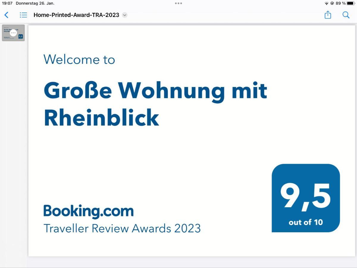 Grosse Wohnung Mit Rheinblick Boppard Buitenkant foto