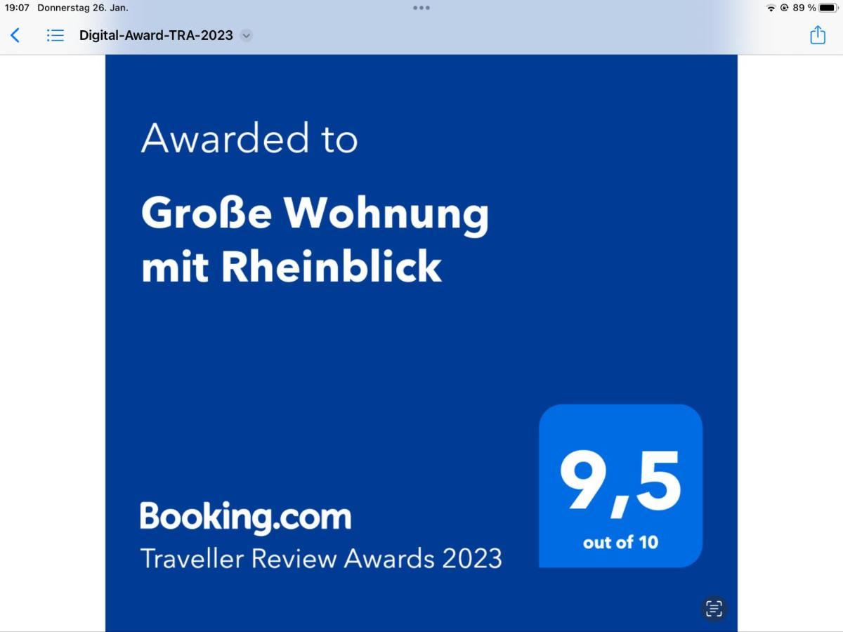 Grosse Wohnung Mit Rheinblick Boppard Buitenkant foto